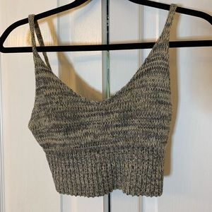 Knitted crop top